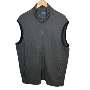 Polo Ralph Lauren Mens Vest Sz XL Gray Cotton Lightweight‎ Pony Logo Classic